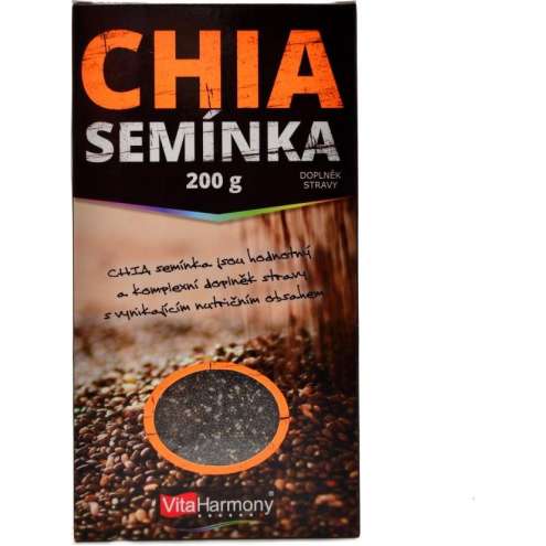 VITAHARMONY Chia Semínka - Chia Seeds 200g